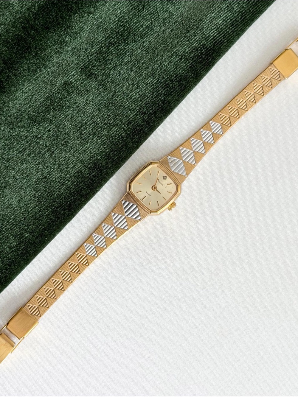 Women's Two-Tone Gold and Silver Bracelet Watch